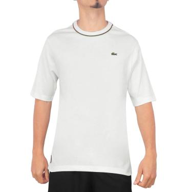 Imagem de Camiseta Lacoste Malha Edição Roland Garros Branco Off-GGG