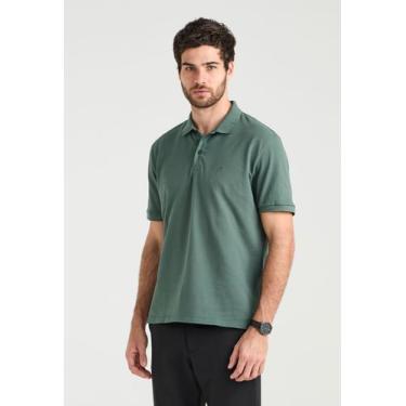 Imagem de Polo Docthos Relaxed fit Manga Curta Tinturada, 113 verde bandeira, G1