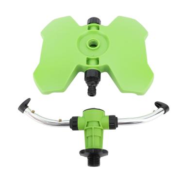 Imagem de Cffuvros Romador de Gramado, Aspersor de Jardim Giratória Automática de 2 Braços, Design À Prova de Vazamentos, Sprinkler de Irrigação Eficaz para Irrigação de Grama, Florestas