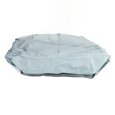 Imagem de MOVIMENTO DE ROUPAS Organizador Bolsa de grande capacidade Salvamento dobrável Recipiente de armazenamento de cama para roupas Cobertoras Domor (Cinza azul)