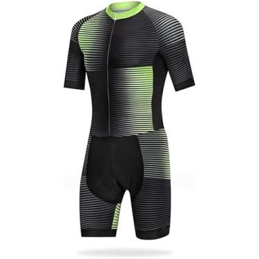 Imagem de Terno De Triatlo Masculino - Terno De Triatlo Masculino,terno De Triatlo Masculino De Manga Curta Tri Suit Skinsuit, Mq007, XXX-Large