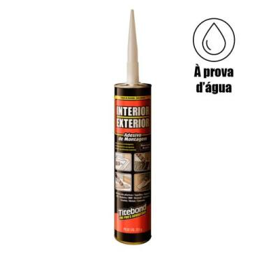 Imagem de Cola Adesivo de Montagem Interior/Exterior 296 ml Titebond - GROSSL, 2