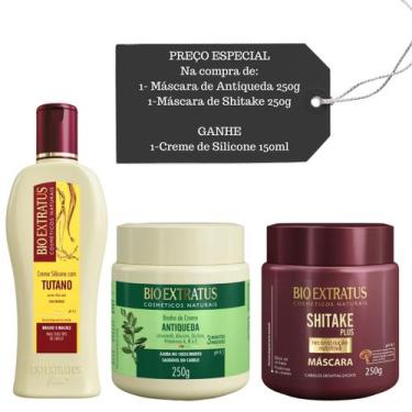 Imagem de Cronograma Bio Extratus Jaborandi e Shitake e Creme Silicone