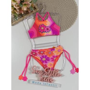 Imagem de Biquíni Infantil Siri Kids Tamy Happy Flower 40032, 8, Colorido