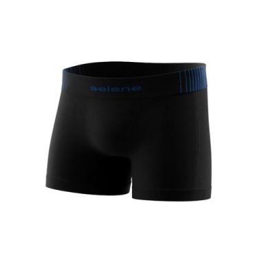 Imagem de Cueca Boxer Infantil Micromodal Selene, EG, Preto