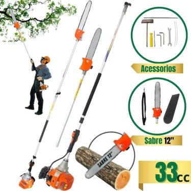 Imagem de Motopoda Com Extensor Vulcan Trent Vp3300l A Gasolina Profissional 1,3hp