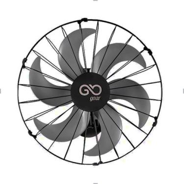 Imagem de Ventilador de Parede 50cm Oscilante 220v 6 Pás 180W Preto V50PPRR2 Goa