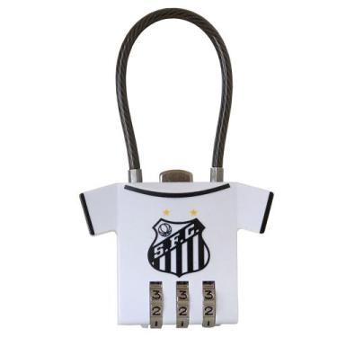 Imagem de Cadeado Com Segredo Times Futebol Linha Goool Pado 3 Combinações, Pret