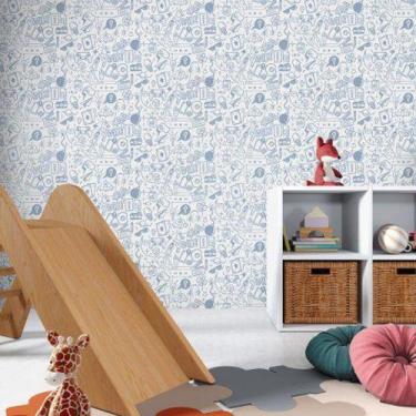 Imagem de Papel de parede bobinex sonhos - pop azul