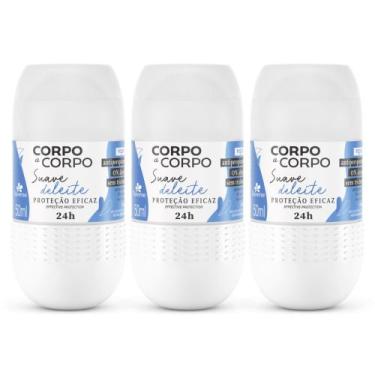 Imagem de 3UN Desodorante Antiperspirante Roll On Suave 50ml Davene