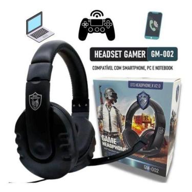 Imagem de Fone Ouvido Gamer Rgb Usb Compatívell P3 Ps4 Pc Celular - AKZB, Preto