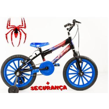 Imagem de bicicleta infantil masculina aro 16 homem aranha - vtc bikes