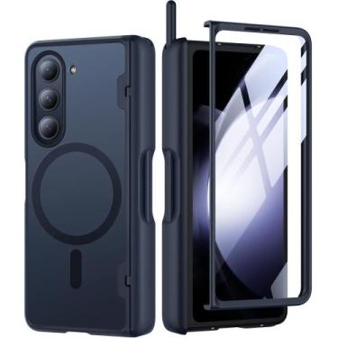 Imagem de Capa de telefone MOBOSI para Samsung Galaxy Z Fold 5 preta