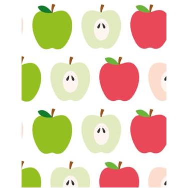 Imagem de Apple Notebook | Apple Notepad | College Ruled Notebook | Notebook with Apples | Apple Journal | Fruit Notebook | 120 Lined Pages