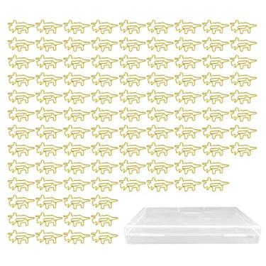 Imagem de 100 Peças Clipes de Papel de Desenho Animado, Clipes de Papel de Dinossauro Clipe de Papel Animal de Desenho Animado Clipe de Papelaria Escolar para Caderno Escolar de Escritório