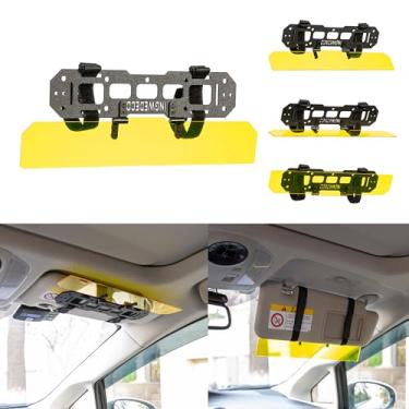 Imagem de Mini organizador de painel MOLLE tático ABS e extensor ajustável antirreflexo para dirigir seguro à noite - Armazenamento universal de veículos para carro, SUV, caminhão | Bolsa EDC, suporte de