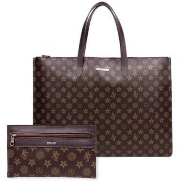 Imagem de Pasta Maxi Slim para Notebook 17" Artlux 1427, Café