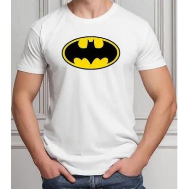 Imagem de Camiseta Camisa Adulto Feminina Masculina Algodão Batma n Morcego Heró