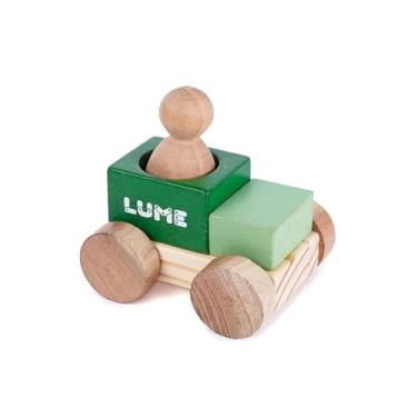 Imagem de Carrinho de Brinquedo Jipe de Madeira Maciça