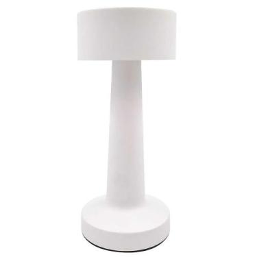Imagem de Luminária de Mesa Led 3 Tons Usb Branca 9x21,5cm DT8317 - Fu Xing