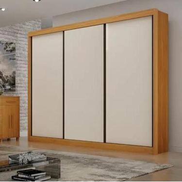 Imagem de Roupeiro Casal São Paulo Leifer - Cinamomo/Off - Leifer Móveis Ltda