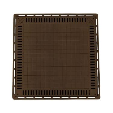 Imagem de Tampa Casa De Máquina Piscina Lisa Simples Grelha 80x80cm M