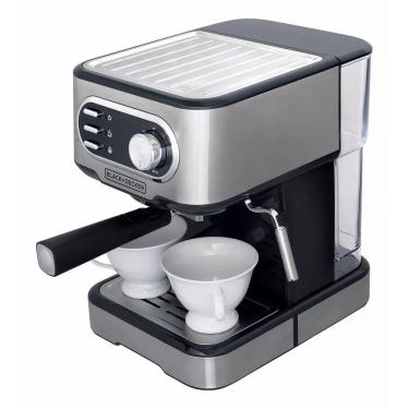 Imagem de Cafeteira Espresso Black Decker Multifunções  Gourmand Gris, 127V