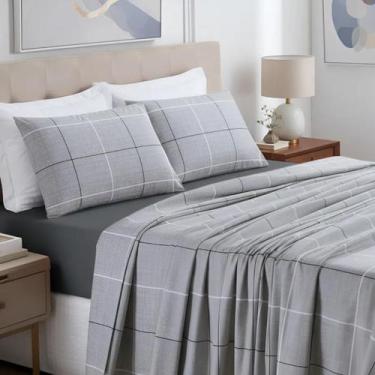 Imagem de Roupa Cama Solteiro Menino Ou Menina Nyla 200 Fios Estampado Avere - D
