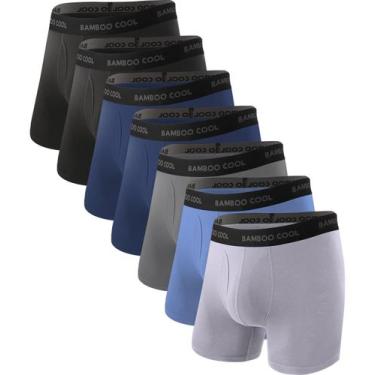 Imagem de Cueca boxer masculina ultrarrespirável BAMBOO COOL