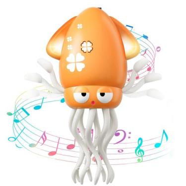 Imagem de Brinquedo para bebês WAVISA Dancing Squid Electric Crawling Octopus