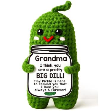 Imagem de Presente engraçado para vovó em crochê feito à mão Emotional Care - MA