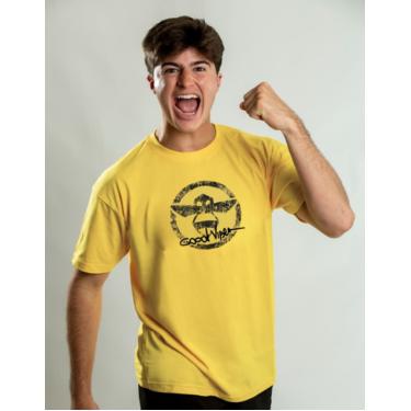 Imagem de Camiseta Algodão Amarela Natan Por Aí Good Vibes