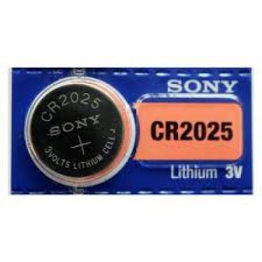 Imagem de Bateria CR2025 Lithium 3V - 1 unidade - Sony ou Murata ou Murrata Fabricantes - Pilha Botão Chata Achatada