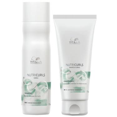 Imagem de Wella NutriCurls Shampoo 250ml e Condicionador 200ml