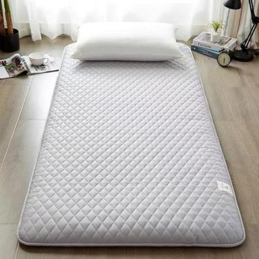 Imagem de Colchão De Futon De Chão, Colchão Dobrável De Enrolar Colchões De Cama De Massagem Tailandesa Tatami Tapete De Dormir Colchão Para Chão, B, 120 * 200cm