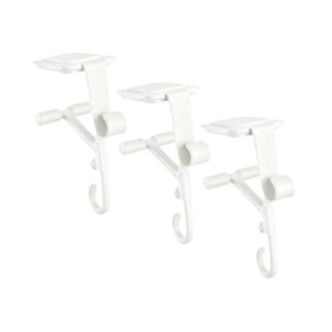 Imagem de CarpNettore 3 Peças de Ganchos para Pendurar Lareira de Natal, Suporte de Guirlanda, Ornamento de Liga de Metal, Fixação Estável Ajustável, Adequado para Sala de, 3 Pecas, Tamanho real