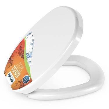 Imagem de Assento Almofadado Aspen Branco Tampa Para Vaso Deca Branco