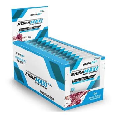 Imagem de Hydramaxi Isotônico em Pó - 25 Sachês 20g Uva - Sudract Nutrition-Unissex