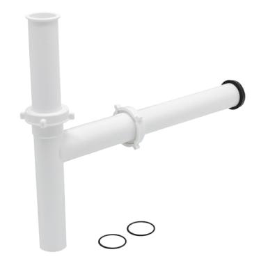 Imagem de JB Products Kit de resíduos de descarte de baioneta braço telescópico de resíduos com caudas de 15 e 25 cm, arruela de conexão do triturador, porcas e anéis de vedação - fácil instalação ajuste