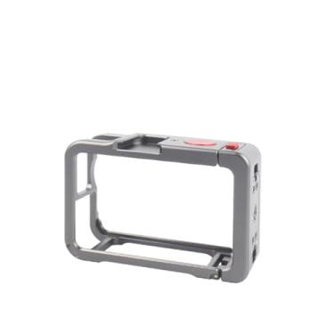 Imagem de ZLYLVRC Gaiola protetora de liga de alumínio para DJI Action 6, capa de moldura com liberação rápida compatível com câmera OSMO Action 6