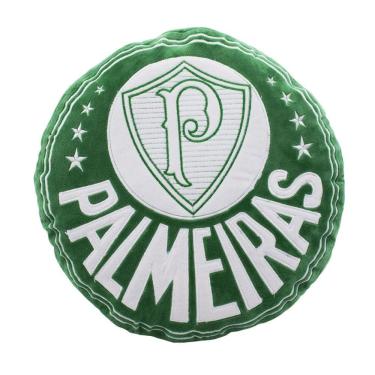 Imagem de Almofada Escudo Palmeiras 40 X 37 X 16 Cm