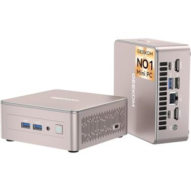 Imagem de GEEKOM Mini PC A5 Edição 2025 com AMD Ryzen 5 7430U, 16 GB de RAM e SSD NVMe M.2 de 1 TB, Mini Computador Desktop Windows 11 Pro Suporte 8K UHD 4 Display/Wi-Fi 6/BT 5.2/2 x HDMI 2.0/2 x USB 3.2