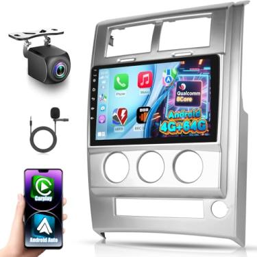 Imagem de [Qualcomm 8 núcleos] Rádio automotivo para Jeep Liberty 2008-2011 com carro sem fio CarPlay Android Auto, Volxcereo 4G+64G, tela sensível ao toque de 10,1 polegadas, estéreo para carro, WiFi/GPS