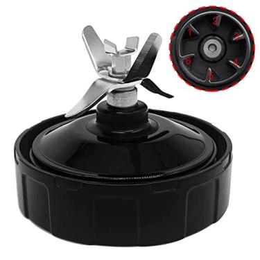 Imagem de Lâmina extratora de 6 barbatanas fêmeas para liquidificador Ninja Auto iQ BL450 BL456 BL480 BL480D BL482, acessório de peças de reposição de lâmina Nutri Ninja (apenas barbatanas femininas)