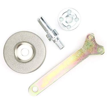 Imagem de Generic Roda de Esmeril de 5,6 Cm de Diâmetro de Grão 180, Pedra de Afiar de Alta Dureza para Ferramenta de Aplainamento, Tesoura de Broca, Ferramenta Prática e Conveniente para a Vida Diária (Malha