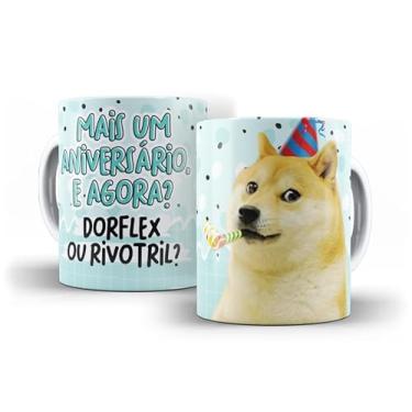 Imagem de Caneca Cerâmica Decorativa Parabéns Amiga, Design Listrado Pastel com Ilustrações, 325ml, Presente para Aniversário (17909)