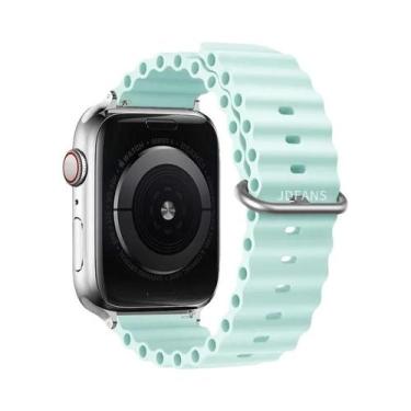 Imagem de Pulseira De Silicone Ocean Band Para Apple Watch Ultra Série 10 9 8 7 