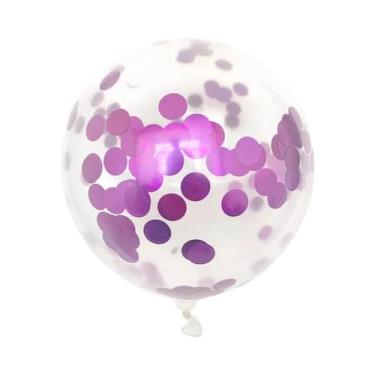 Imagem de Balões De Látex Transparentes Com Glitter Dourado 5/10/20pcs Para Deco