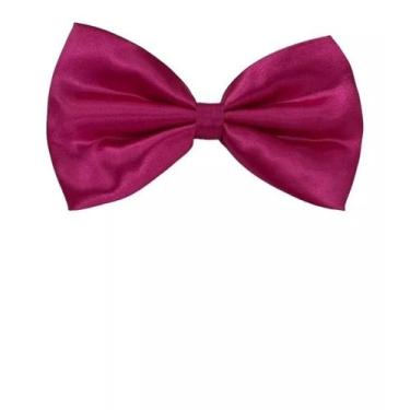 Imagem de Gravata Borboleta Social Com Regulador Ref: 247 - karecato, Rosa pink,