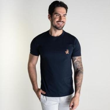 Imagem de Camiseta Acostamento Fox Azul Marinho-Masculino